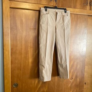 Khaki ankle pants size 10
